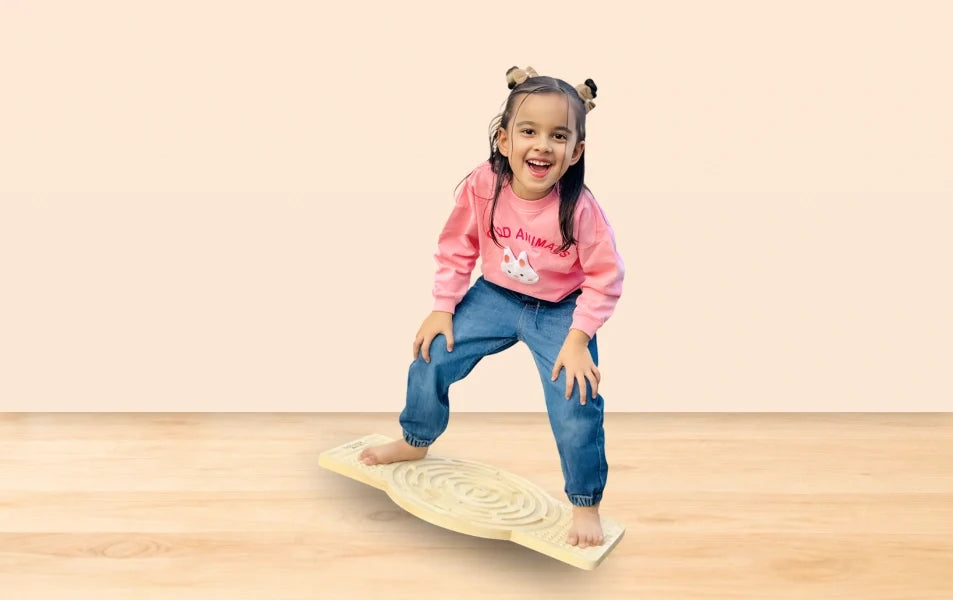 Balance Board MASTER professional wooden stability trainer