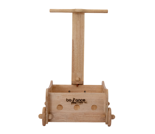 Kids Wooden Farm Trolley