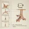 2-in-1 Walker Cum Cycle — Dual-Stage Wooden Cycle