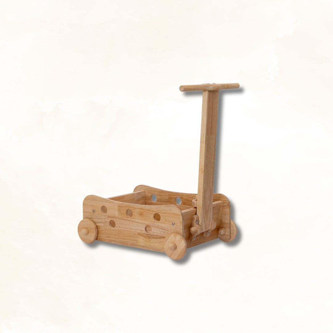 Kids Wooden Farm Trolley