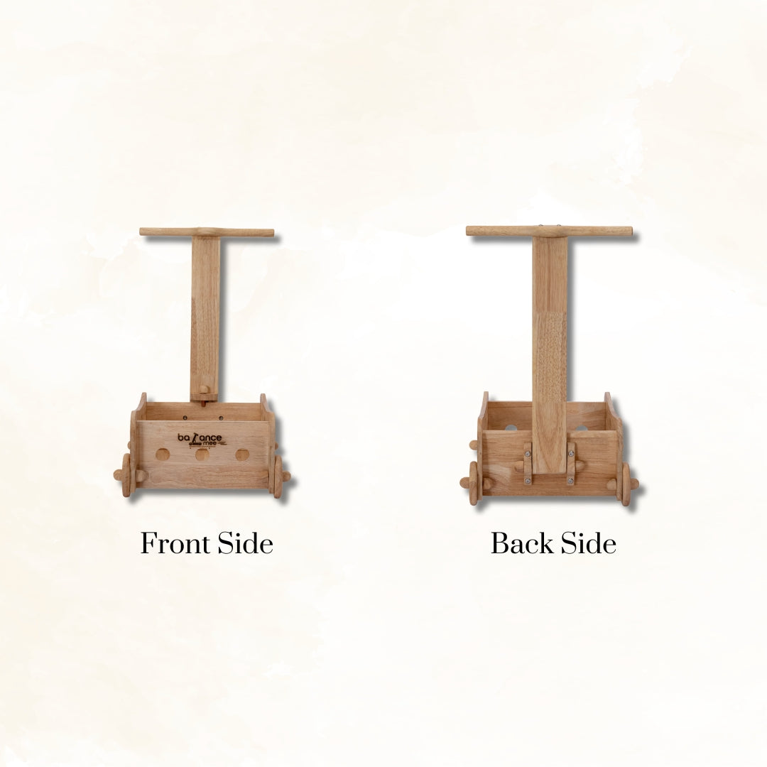 Kids Wooden Farm Trolley