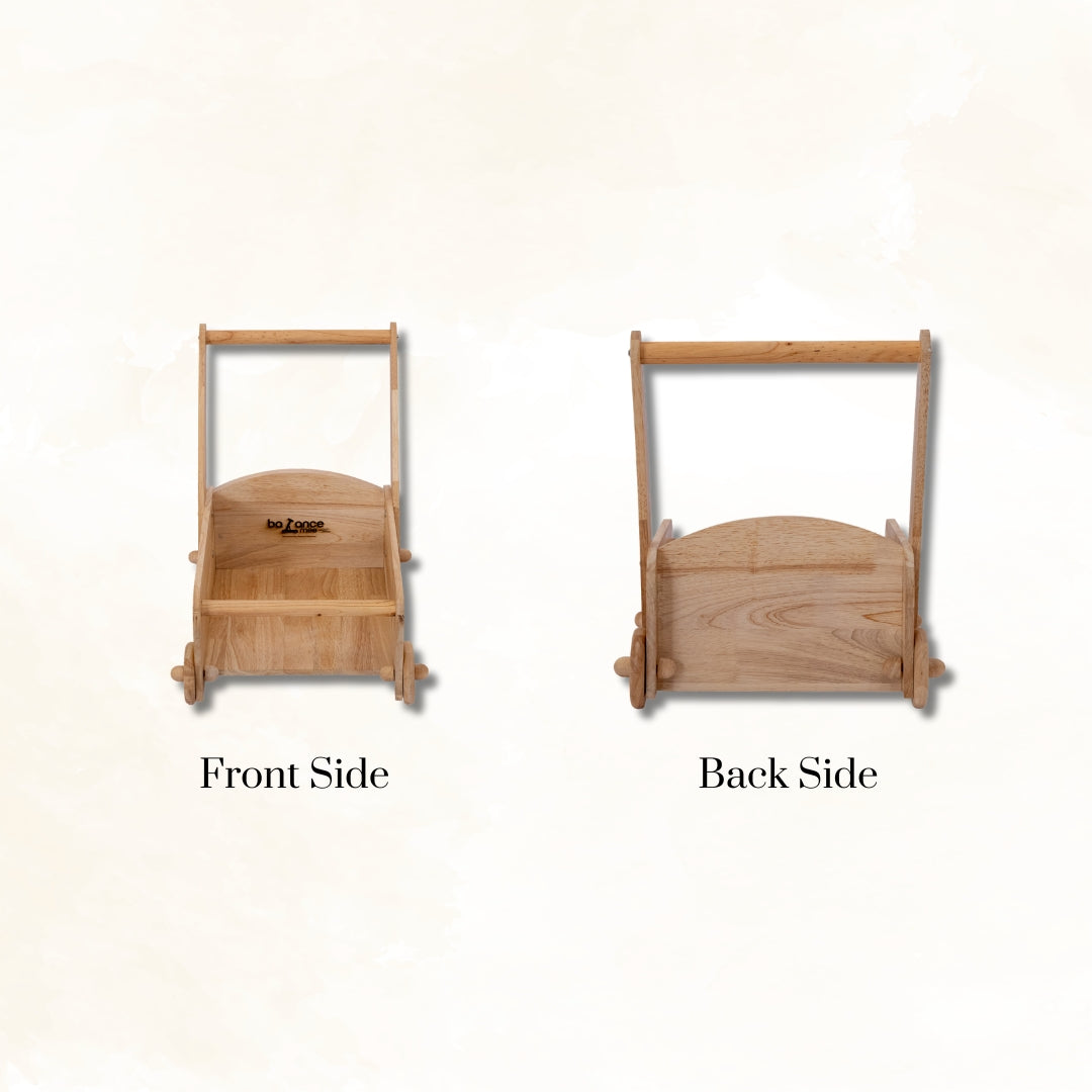 Kids Wooden Toy Cart
