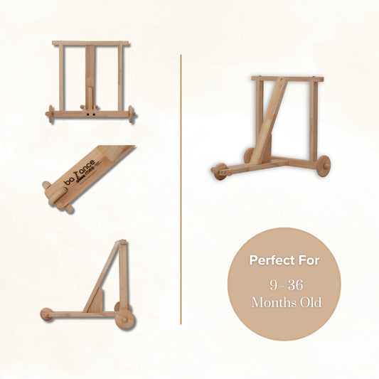 Old traditional kids walker