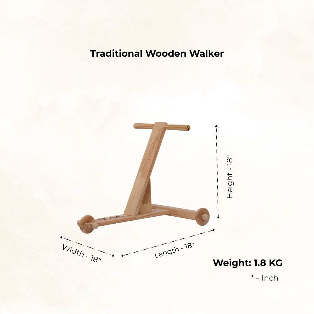 Traditional Wooden Walker
