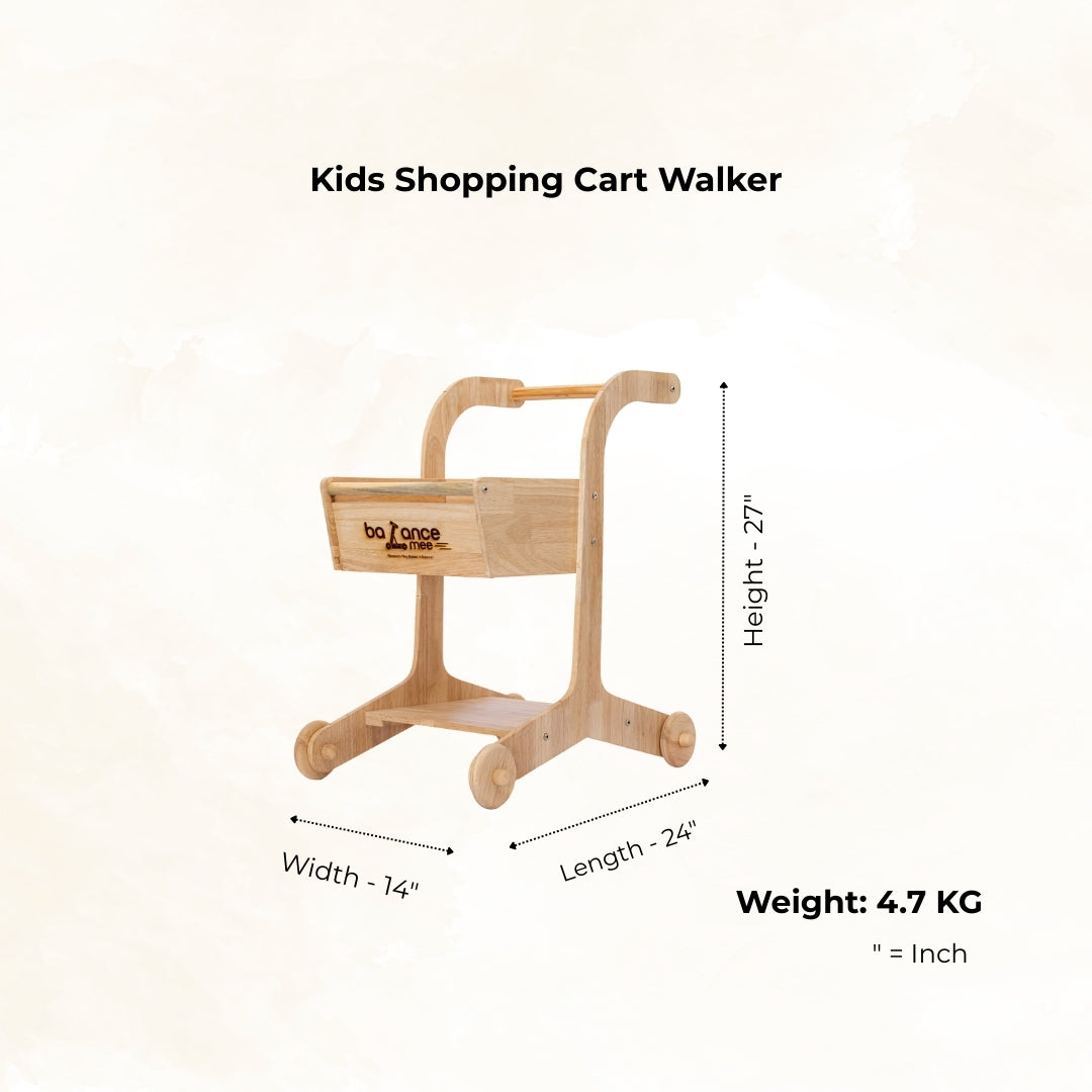 Kids shopping cart walker