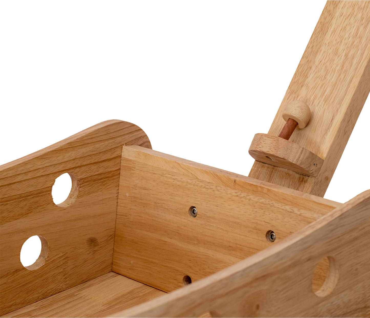 Kids Wooden Farm Trolley