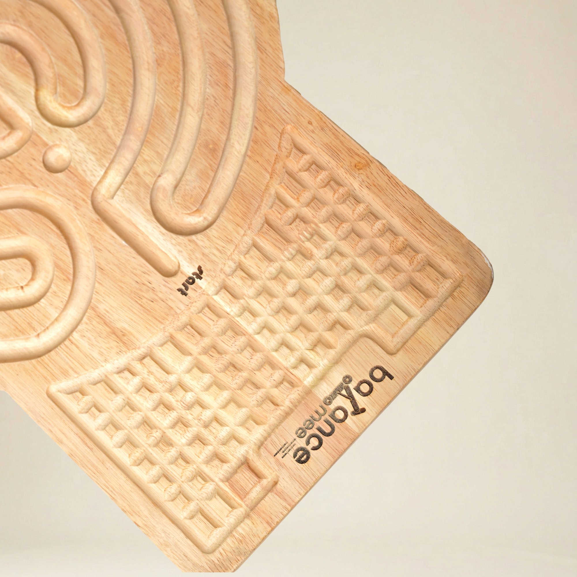 Eco-friendly wooden board for task-based Montessori play