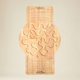 Premium wood grain and handcrafted finish of Task B balance trainer