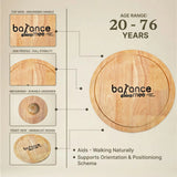Balance Board FLOW FREE BEGIN-B — Curvy Wooden Fitness Toy