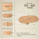 Balance Board FLOW FREE — Natural Wooden Balance Board