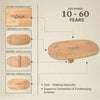 Balance Board FLOW FREE — Natural Wooden Balance Board