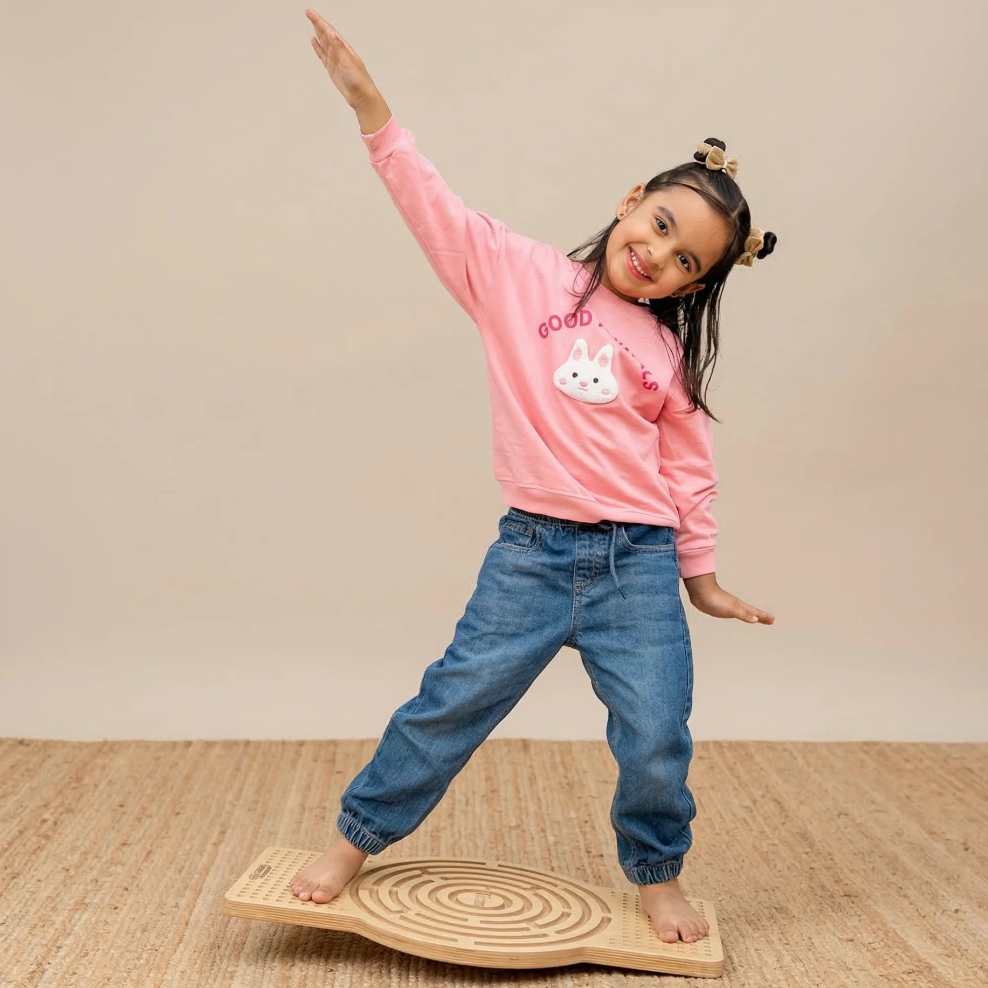 Balance Board MASTER professional wooden stability trainer