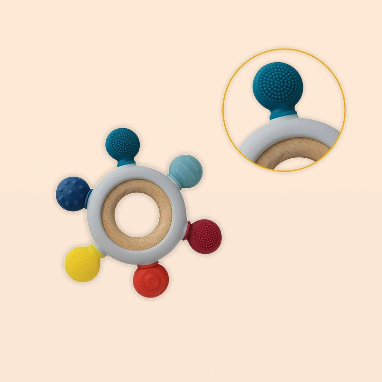 Multicolour Flower Teether