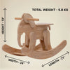 Kids elephant swing — Hand-Carved Wooden Animal Swing