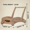 Toy Cart Walker — Organic Wood Finish Open-Ended Play Set