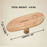 Balance Board FLOW FREE MASTER — Elite Series Wooden Balance Tool