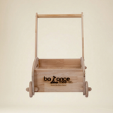 Eco-friendly Montessori toy storage cart for indoor active play