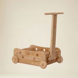 Kids Wooden Farm Trolley —  Sustainable Montessori Farm Wagon