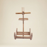 Wooden rocking horse dimensions and size reference for toddlers 