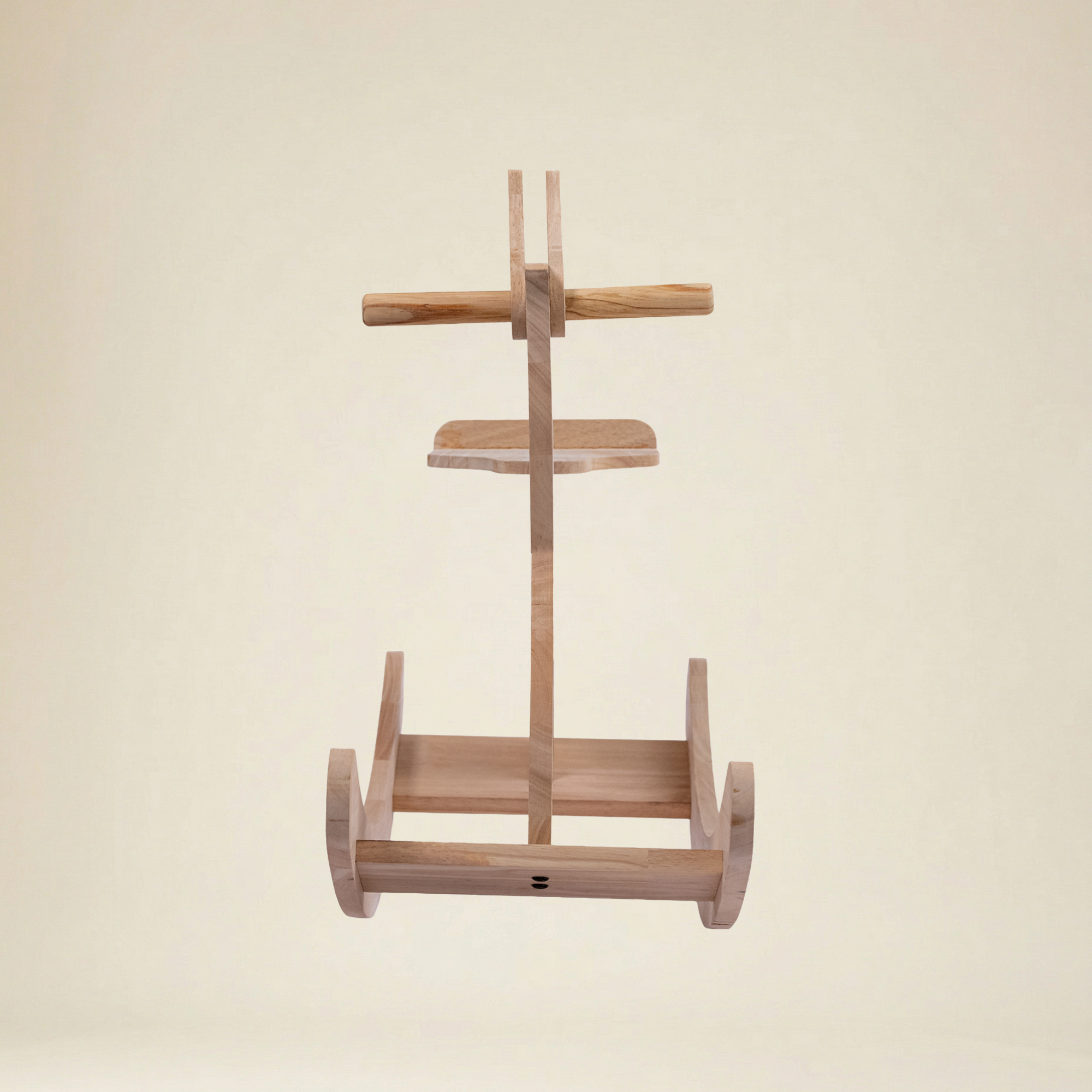 Wooden rocking horse dimensions and size reference for toddlers 