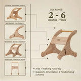 Kids shark walker — Handcrafted Montessori Toy
