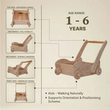 Kids walker trolley 2 — Handcrafted Imaginary Play Transport Cart