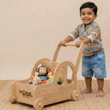 Kids Go Car Walker handcrafted wooden push walker for babies