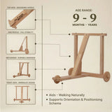 Old traditional kids walker —  Sourced Wood Waldorf Inspired Toy