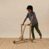 Old traditional kids walker —  Sourced Wood Waldorf Inspired Toy