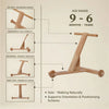 Traditional Wooden Walker — Natural Timber Gross Motor Skills Toy
