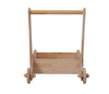 Handcrafted wooden Montessori push cart with wheels, Balance mee sustainable toy